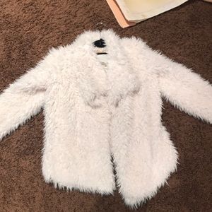 Hollister  furry coat